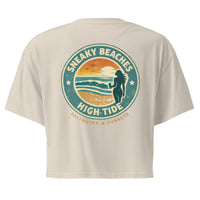 Women's Sneaky Beaches crop top