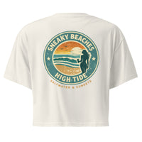 Women's Sneaky Beaches crop top