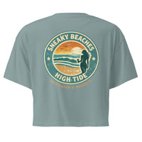 Women's Sneaky Beaches crop top
