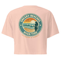 Women's Sneaky Beaches crop top